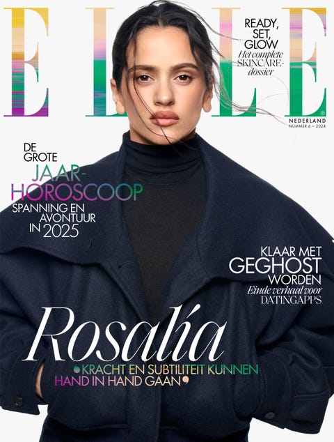 rosalia op de cover van elle's winternummer 2024