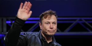 Elon Musk attends SATELLITE 2020 conference
