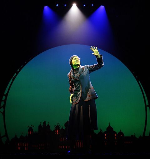 melbourne, australia   july 11  actress amanda harrison performs as elphaba, the wicked witch during a photo call for wicked at the regent on july 11, 2008 in melbourne, australia  photo by kristian dowlinggetty images