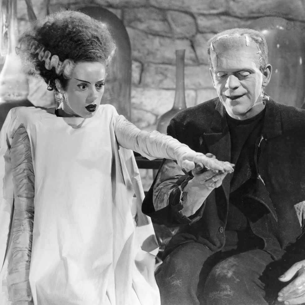 scary movie costumes the bride of frankenstein and frankenstein