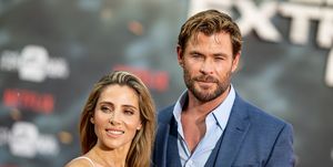 09 june 2023, berlin chris hemsworth, actor, and his wife elsa pataky, actress, arrive at a special screening of the movie tyler rake extraction 2 the action film tyler rake extraction 2 will be made available via netflix starting june 16, 2023 photo fabian sommerdpa photo by fabian sommerpicture alliance via getty images
