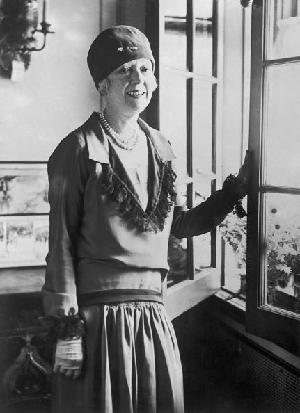 pioneering american interior designer elsie de wolfe (also known as lady mendl, 1865 1950), 2nd september 1936. (photo by general photographic agency/hulton archive/getty images)
