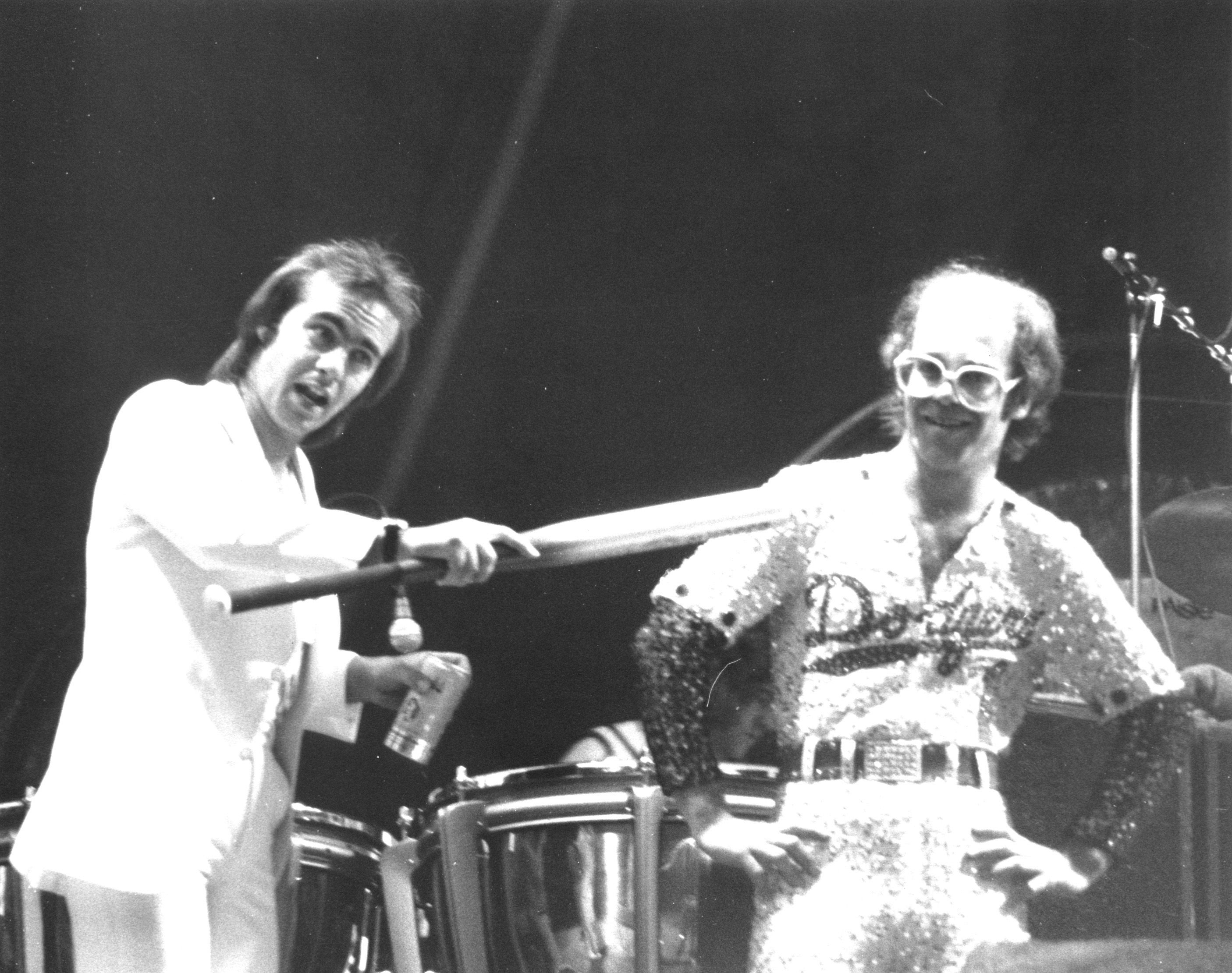 Elton John Dodger Stadium Los Angeles 1975 T-Shirt - My Icon Clothing