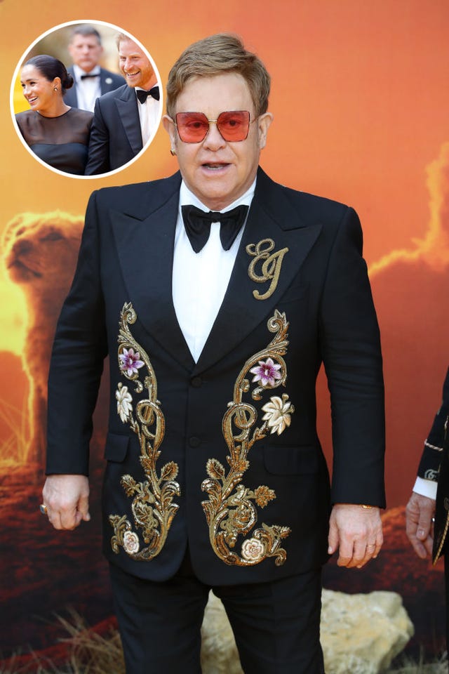 Elton John defiende a Meghan y Harry