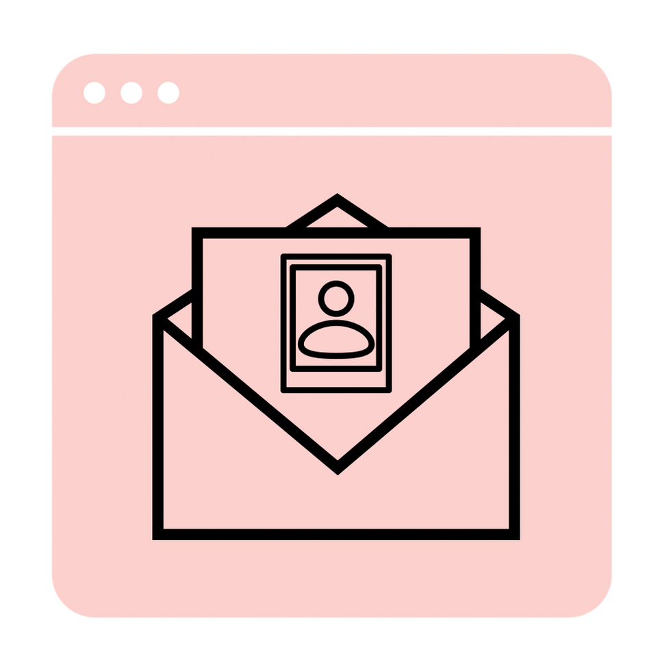 envelope with mail in it
