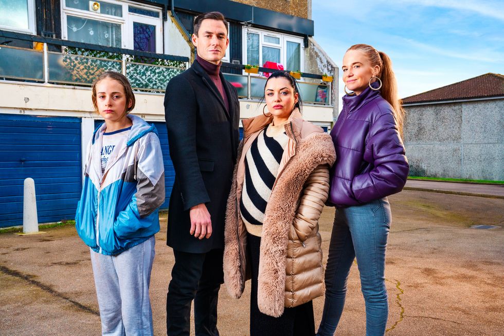 britney, zack, whitney and bianca in eastenders