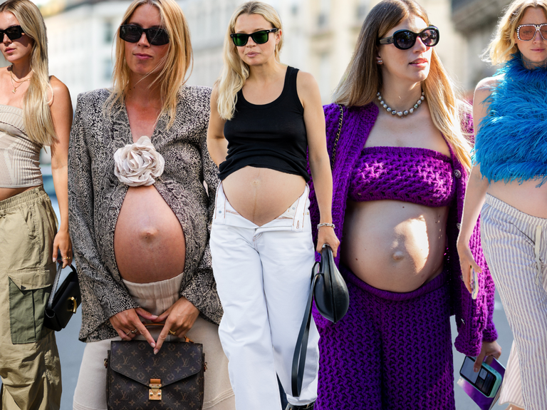 Enseñar tripa de embarazada: la gran tendencia del street style