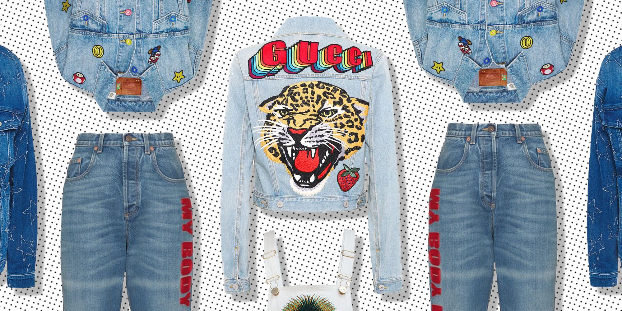Buy GUCCI Size: 48 461874 XR500 Back animal embroidery denim jacket from  Japan - Buy authentic Plus exclusive items from Japan | ZenPlus