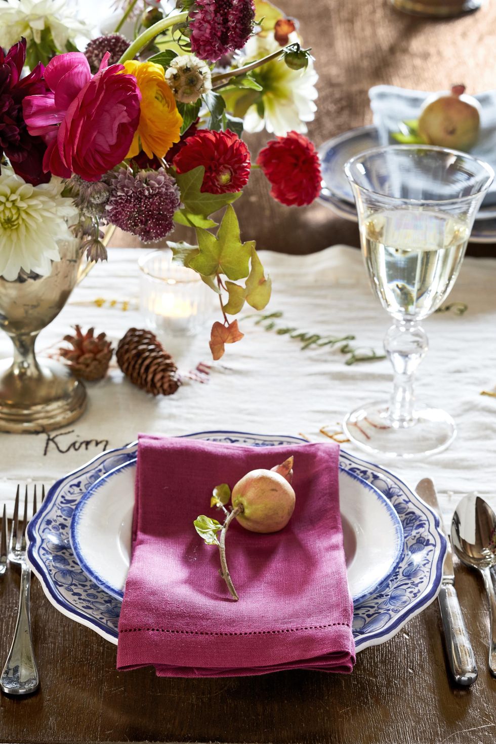 An Exotic Thanksgiving Table Setting - thekittchen