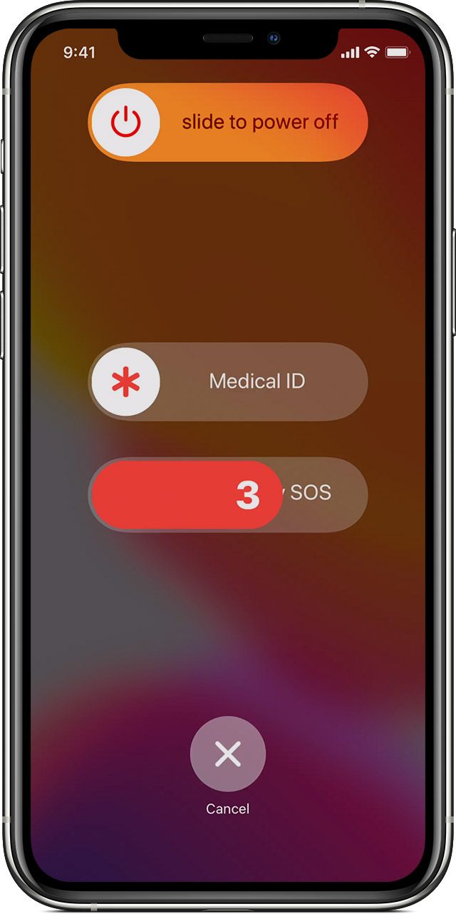 how to access emergency sos, lockscreen, iphone, android