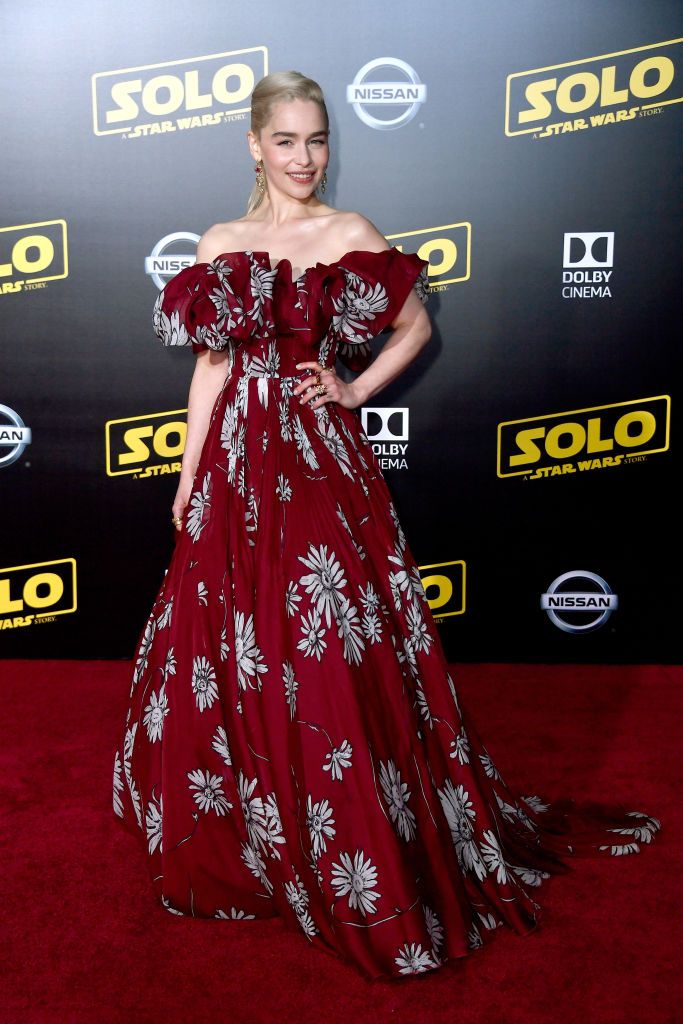 Emilia Clarke Best Carpet - of Thrones' Celebrity Fashion