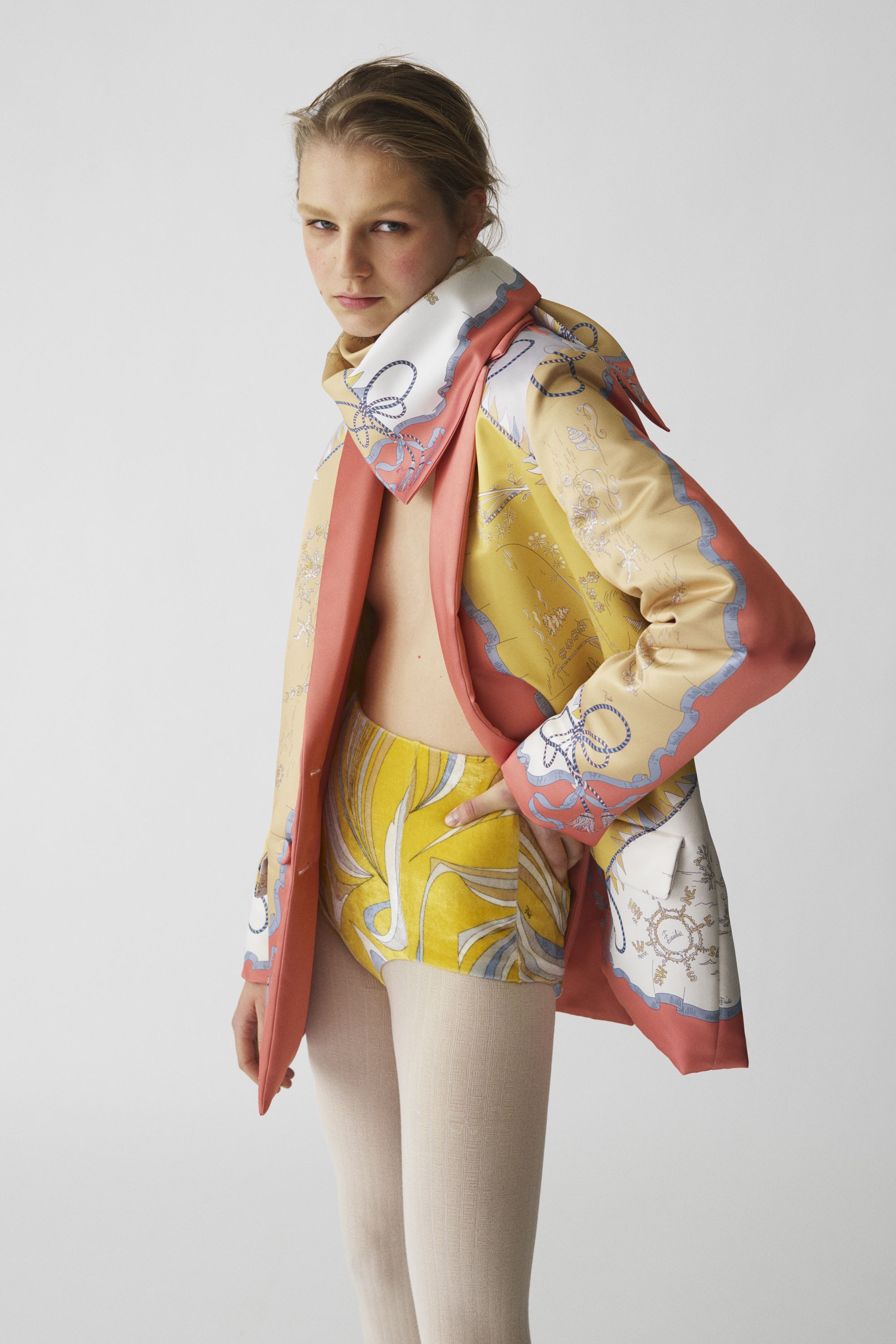 EMILIO PUCCI エミリオプッチ クロップドデニムジャケット 長袖