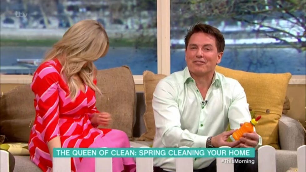 Emily Atack gets pooed on by a lamb