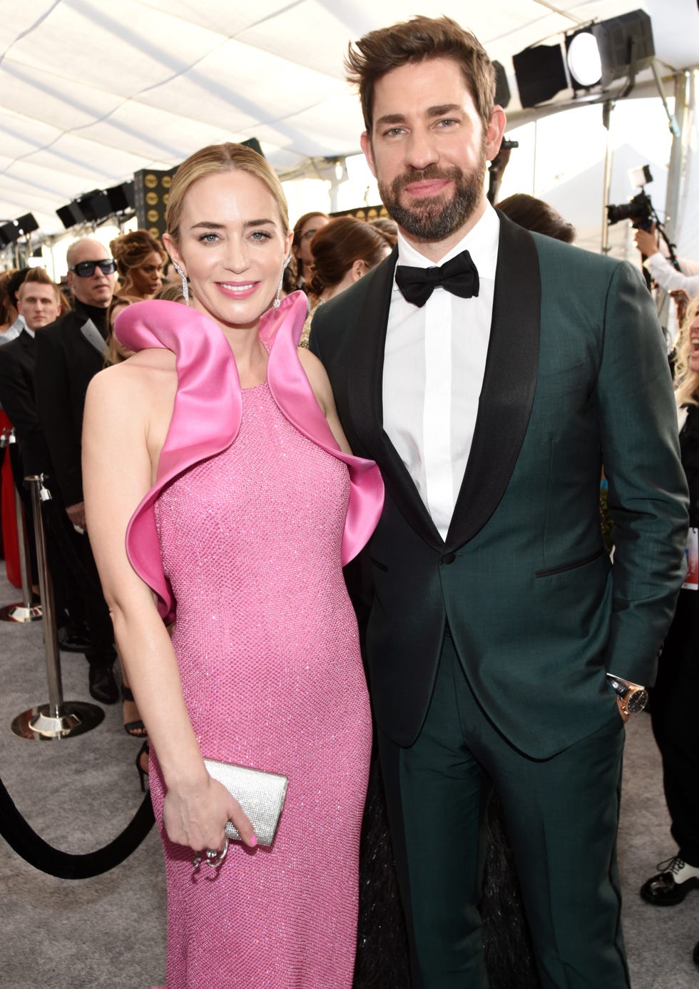 Emily Blunt and John Krasinski 