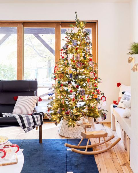 christmas tree full of ornaments