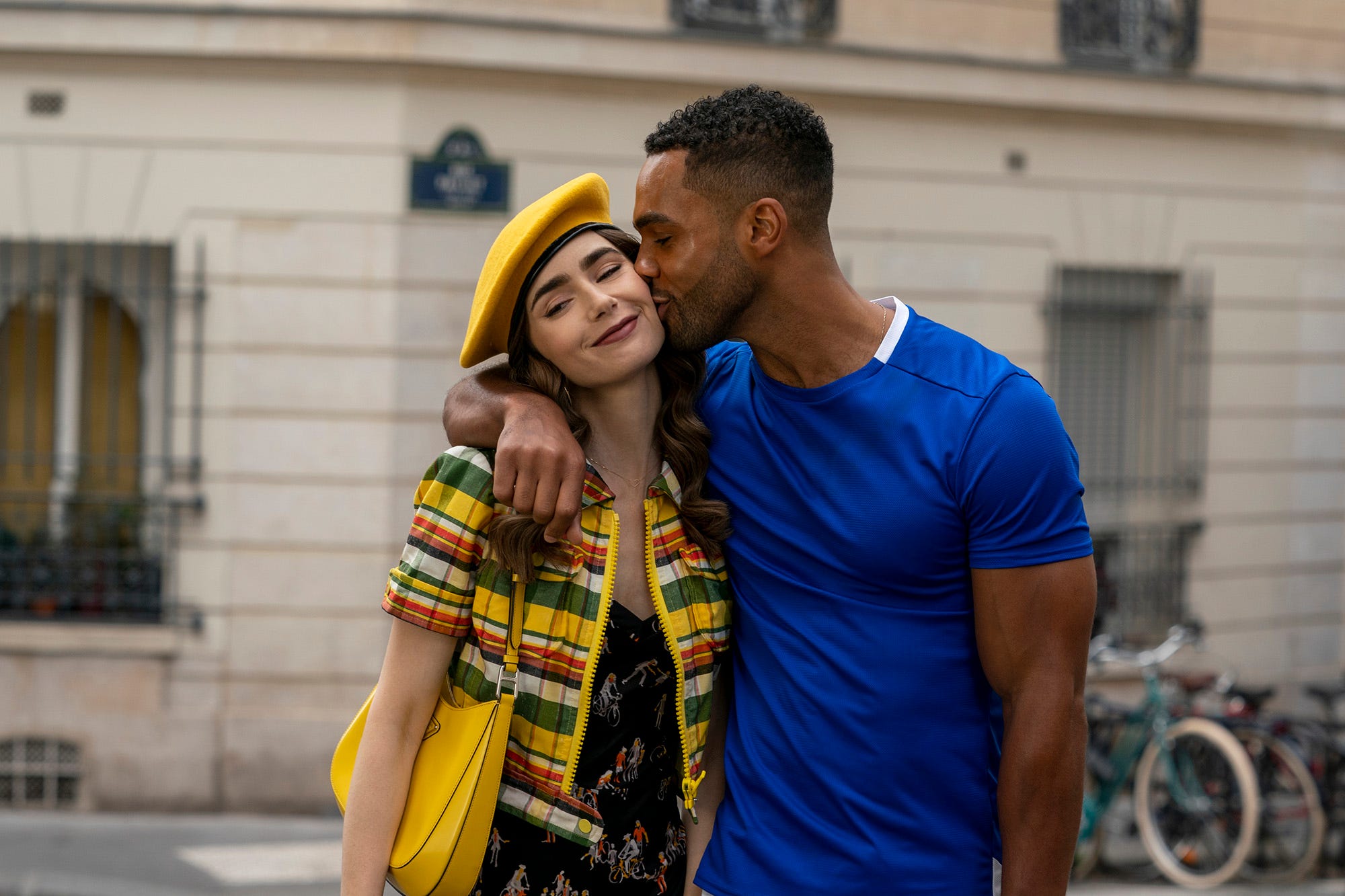 emily in paris serie netflix t2 lily collins, lucien laviscount