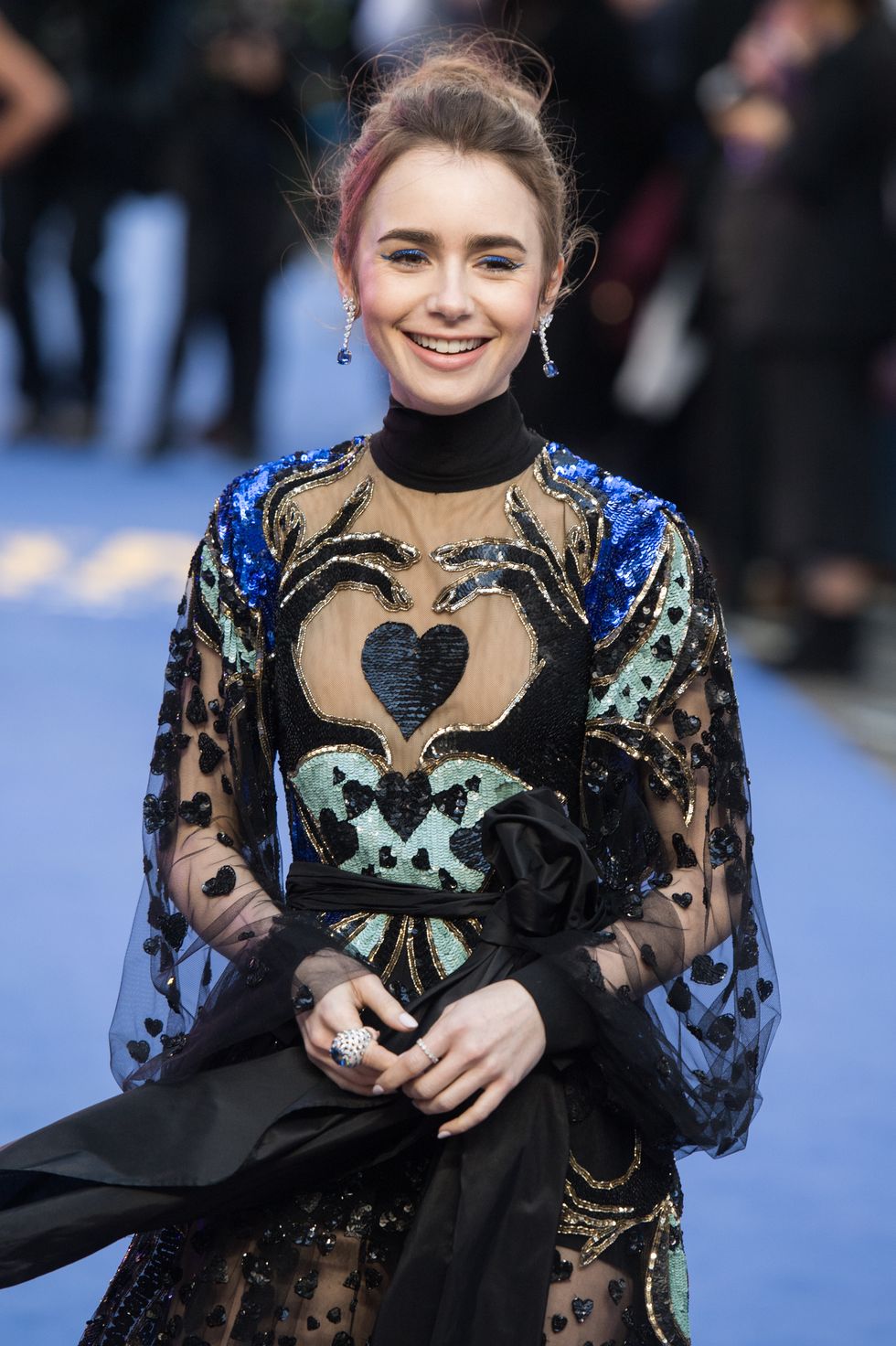 Lily Collins Wore a Sexy Latex Dress and 'Emily in Paris' Fans Can't  Believe Their Eyes
