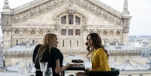 emily in paris's camille razat on potential romance between emily and camille