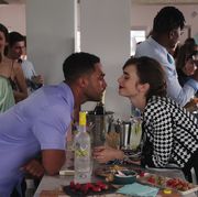 emily in paris l to r lucien laviscount as alfie, lily collins as emily in episode 305 of emily in paris cr courtesy of netflix © 2022