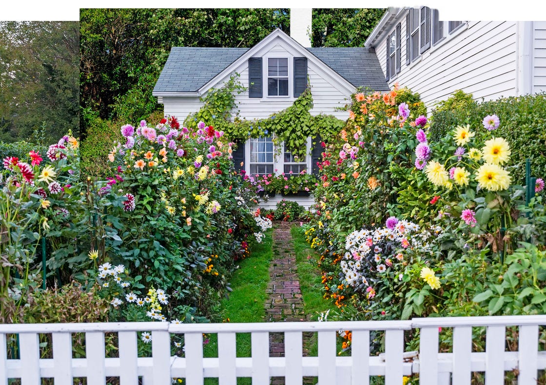 emily post house and garden on martha's vineyard, edgartown, massachusetts