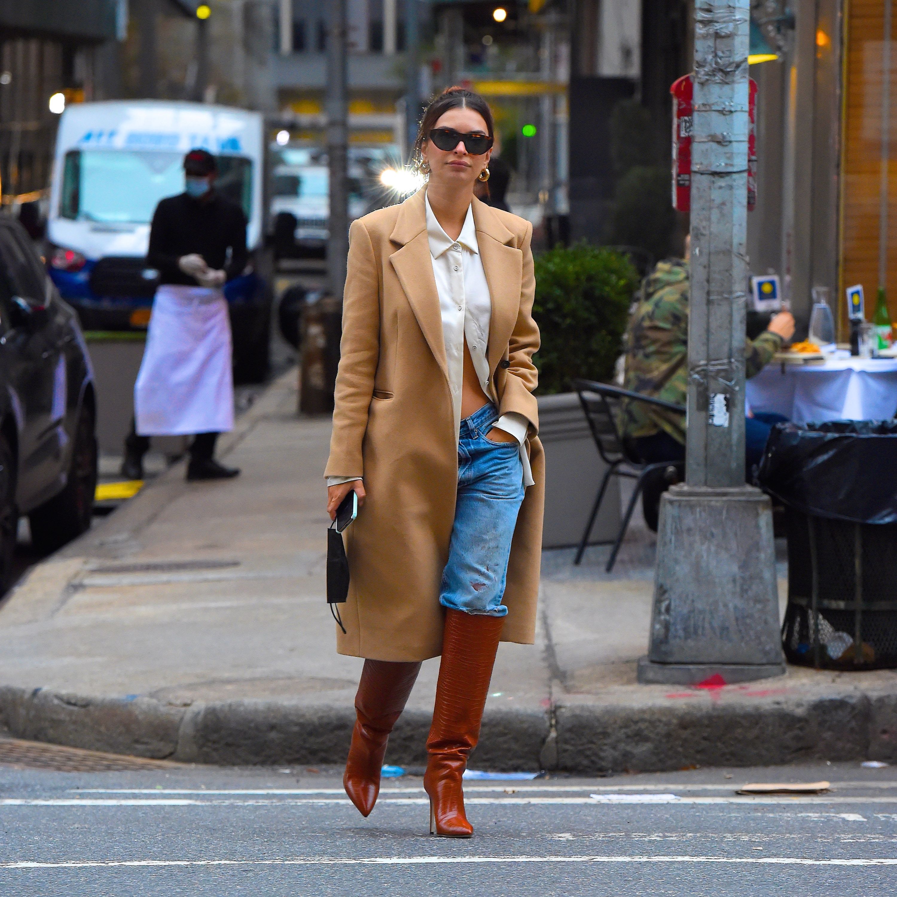 Celebrity sale camel coat