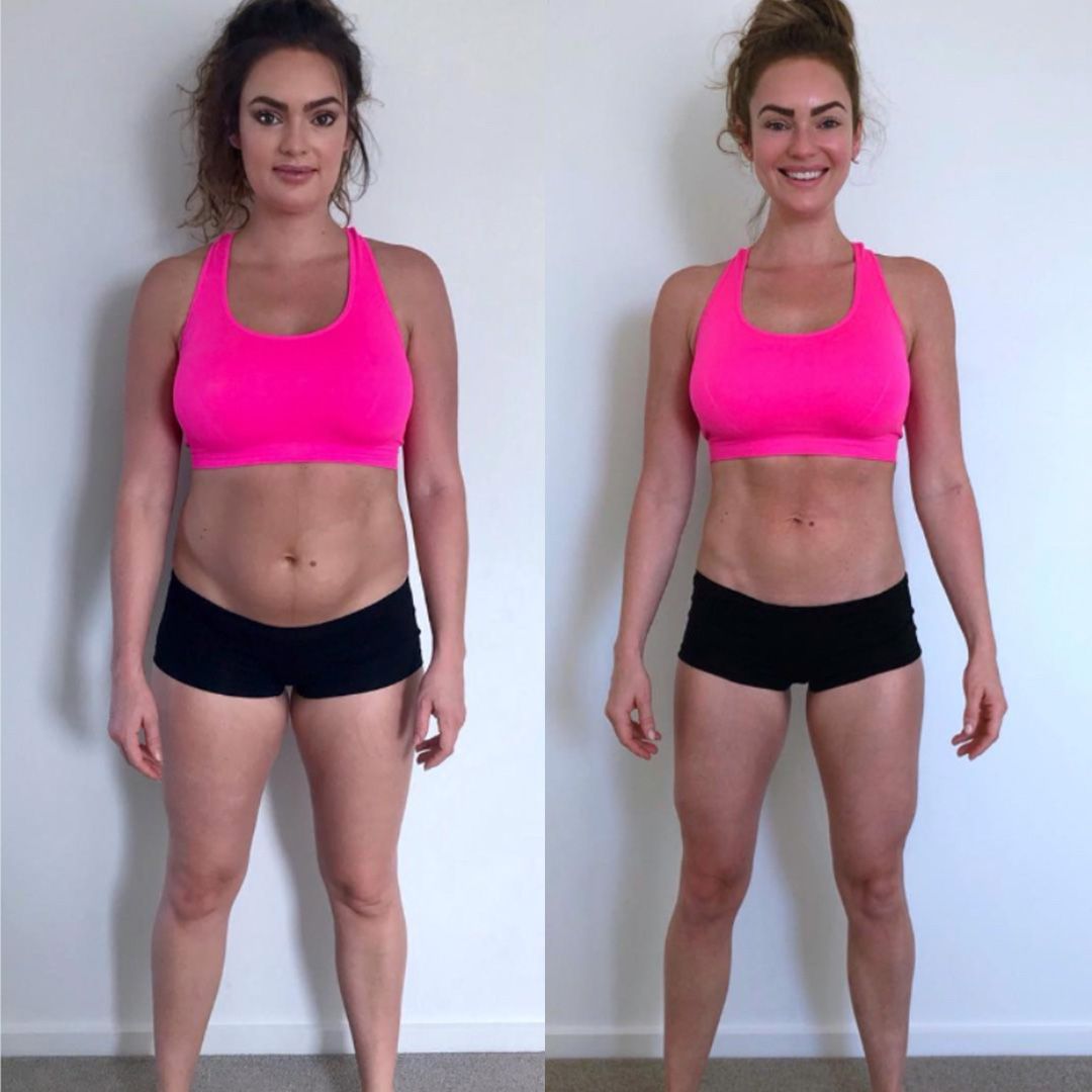 Emily Skye Shares Before-And-After Photo 8 Months Postpartum