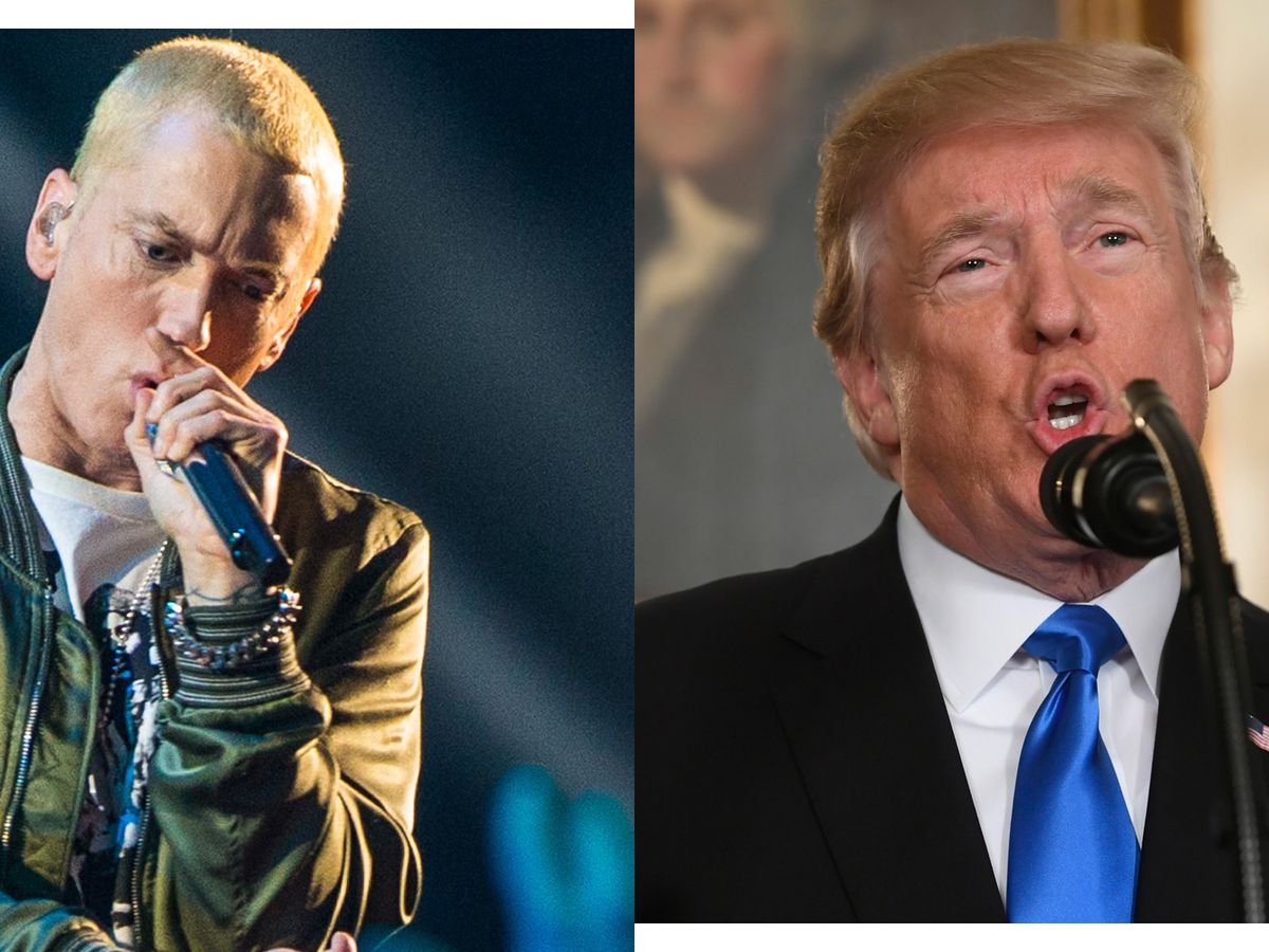 Barack Obama Fucking Hillary Clinton - Eminem Explains Why He Can Say 'Fucked-Up Shit' and Donald Trump Can't