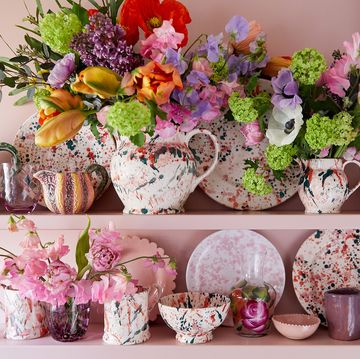 emma bridgewater bright splatter collection, exclusively at liberty, styled by bryony sheridan