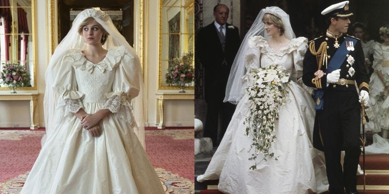 the wedding of prince charles and lady diana spencer at st paul's cathedral in london, 29th july 1981 the couple leave the cathedral after the ceremony photo by fox photoshulton archivegetty images