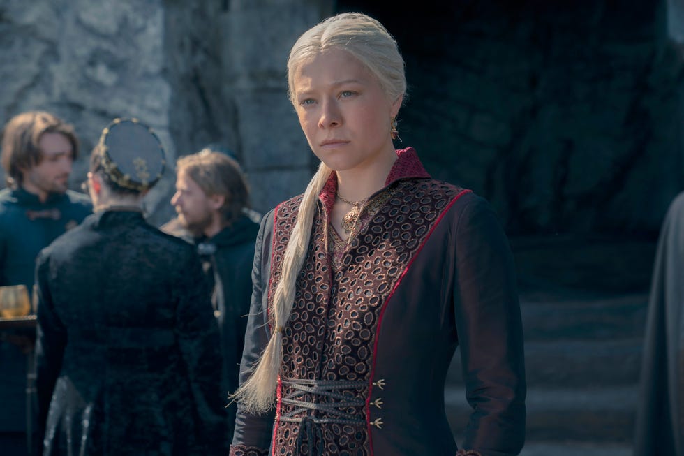 emma d'arcy as princess rhaenyra targaryen, house of the dragon