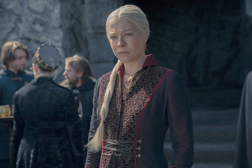 Emma D'Arcy als Prinzessin Rhaenyra Targaryen, Haus des Drachen