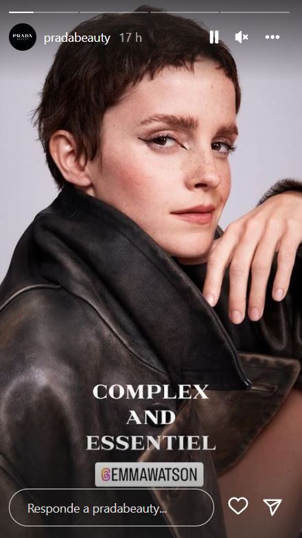 Emma Watson, protagonista de lo nuevo de Prada Beauty