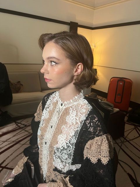 emma myers' getting ready diary from dior's show