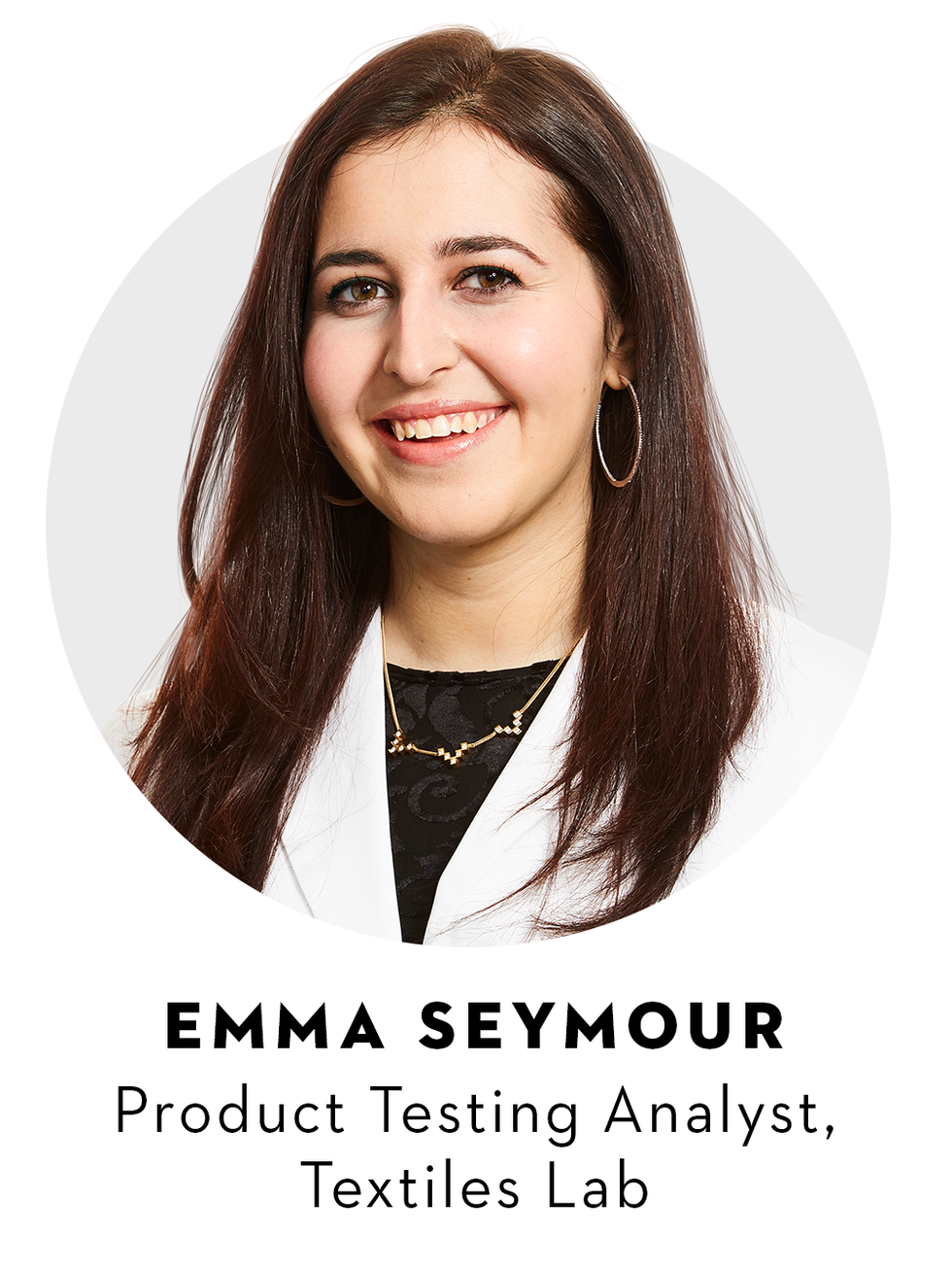 emma seymour product testing analyst, textiles lab