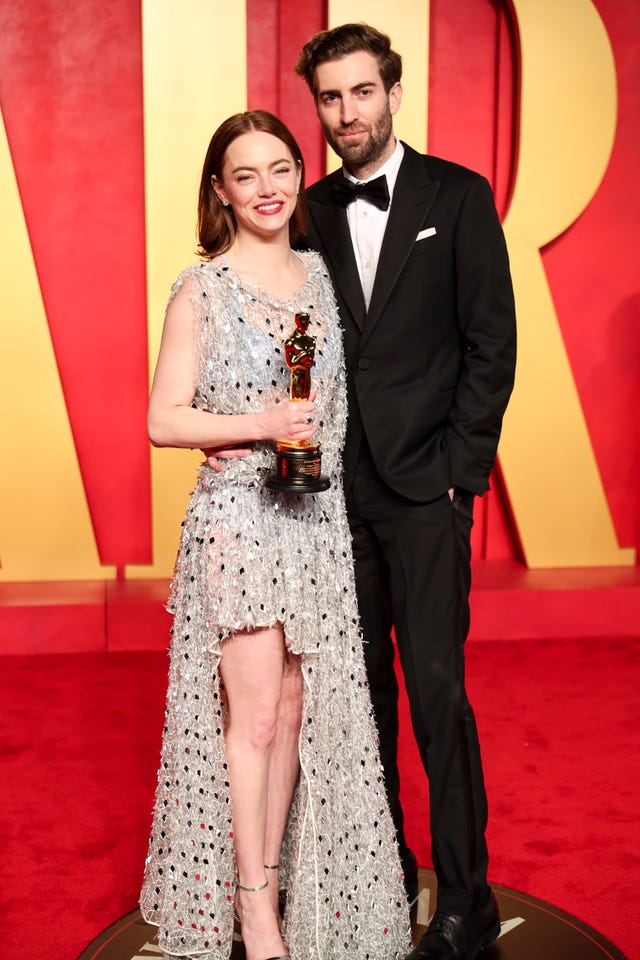 Emma Stone Changed Into Sheer Dress for Oscars 2024 After-Party