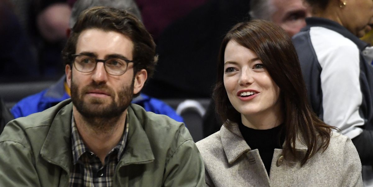 Emma Stone and Husband Dave McCary Take In the Padres Game On Date Night