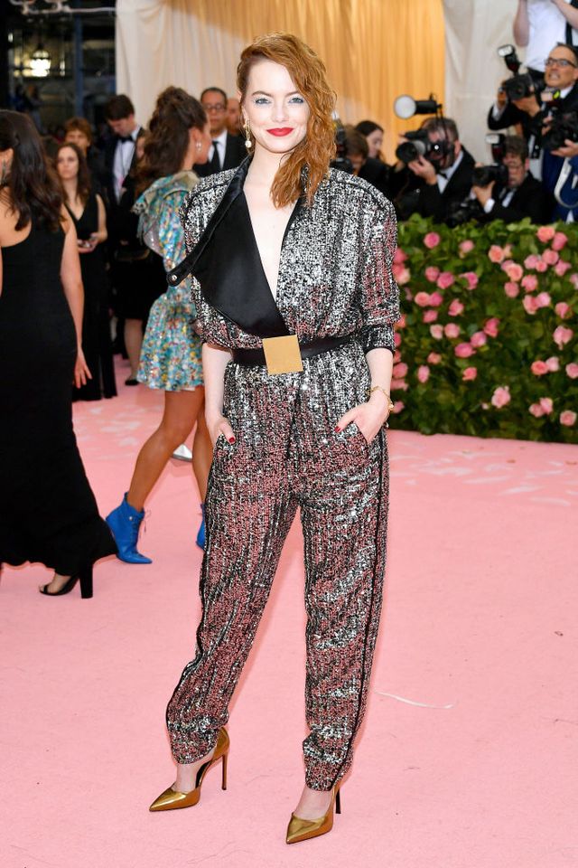 Emma Stone's Outfit At Met Gala 2019: Sparkles In Louis Vuitton – Hollywood  Life