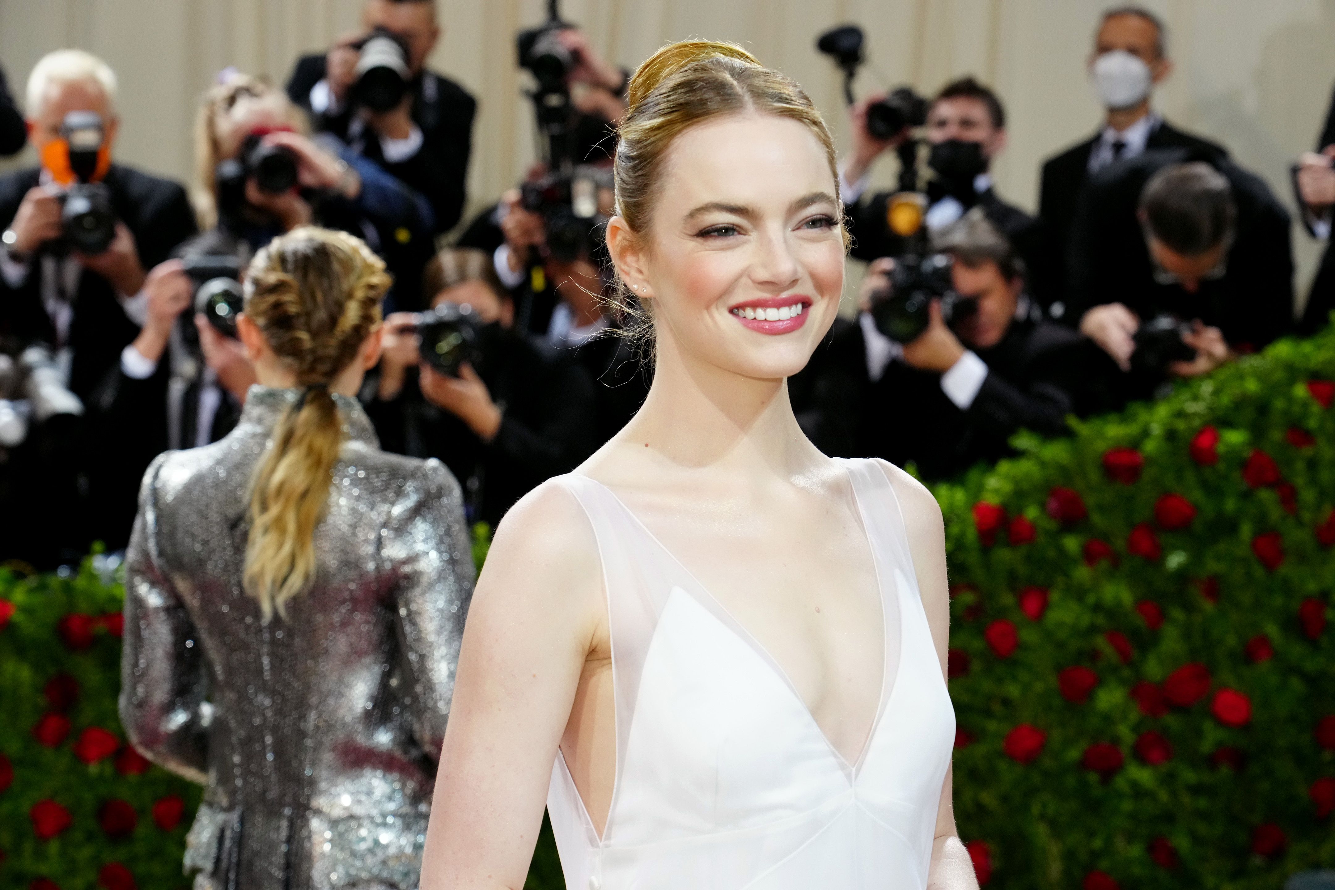 Emma Stone Re-Wears Wedding After-Party Dress at 2022 Met Gala