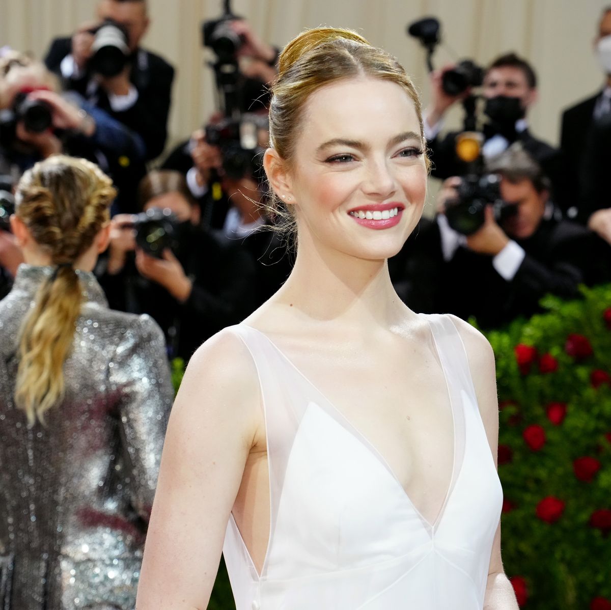 Emma Stone Re-Wears Wedding After-Party Dress at 2022 Met Gala