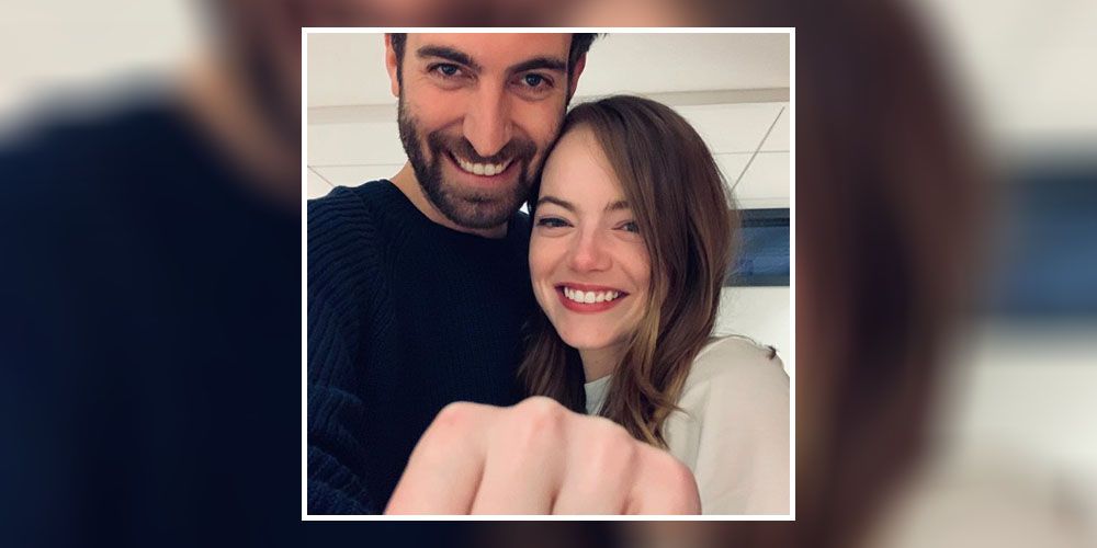 Emma Stone flashes her massive ring and steps out for the first time since  engagement to Dave McCary