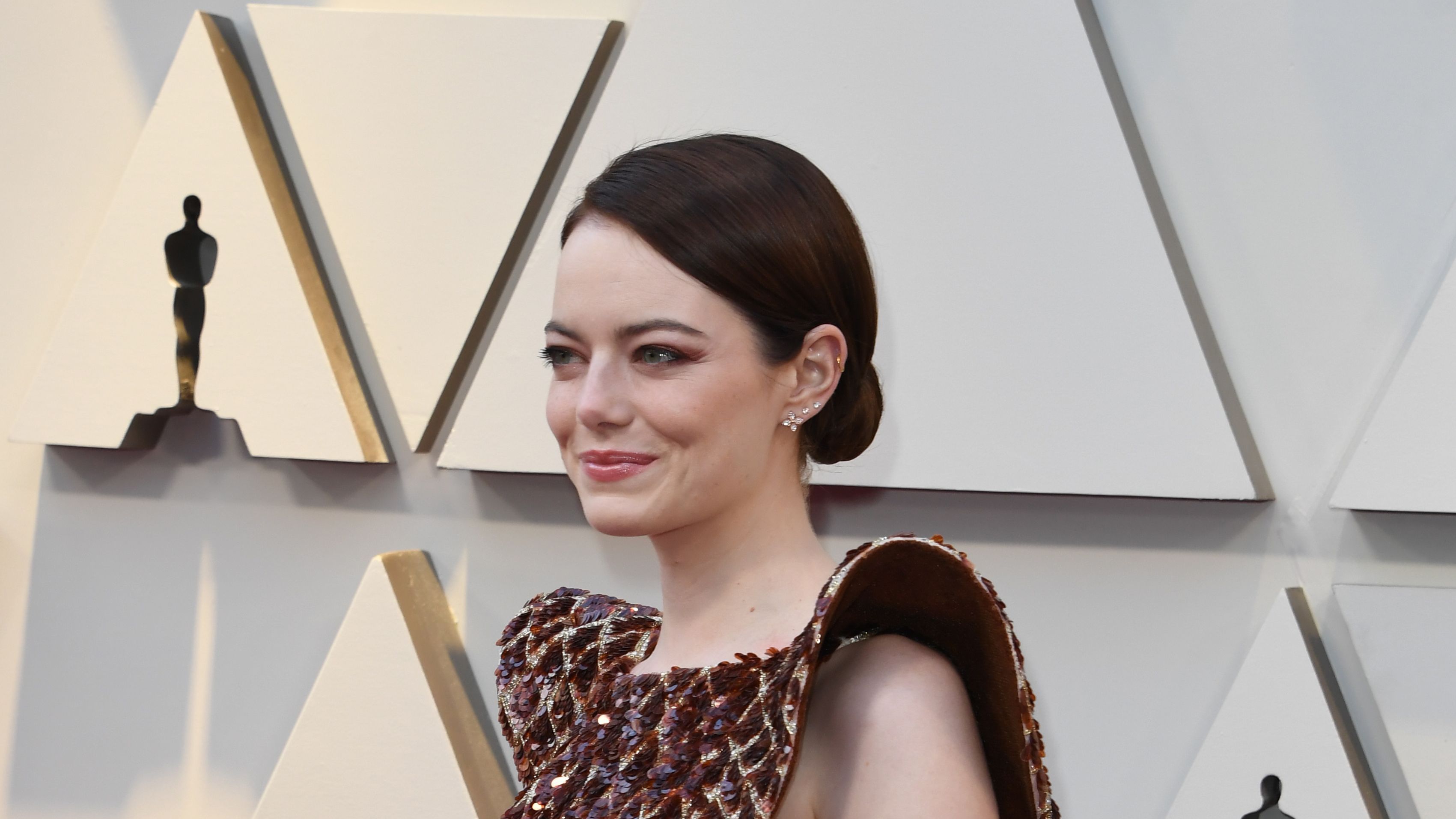 Emma Stone Wore a Louis Vuitton Gown to the Oscars That's Making