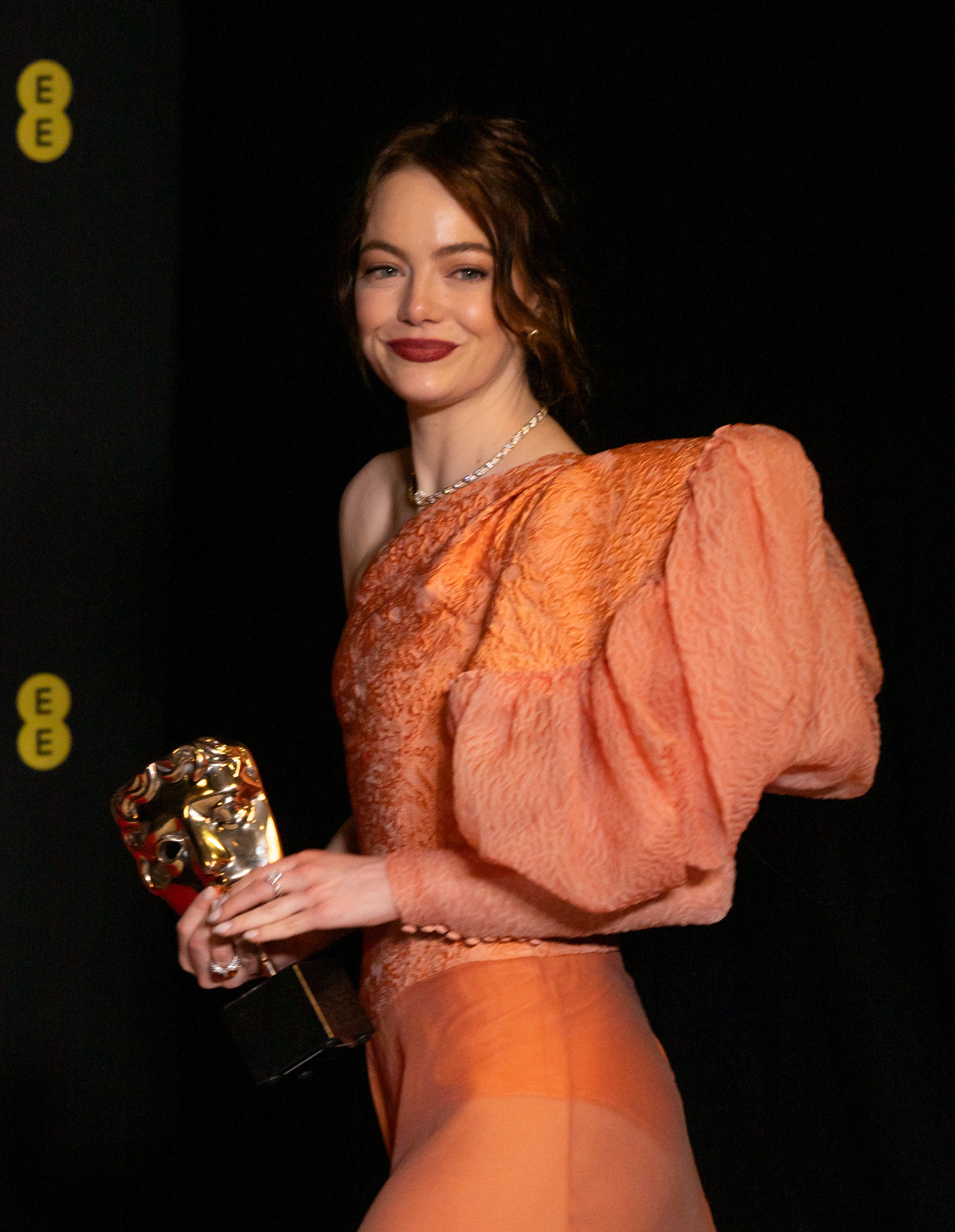 Emma Stone in Louis Vuitton at the 2024 BAFTAs