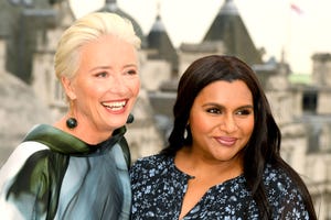 london, england   may 17 emma thompson and mindy kaling during the late night photocall at corinthia hotel london on may 17, 2019 in london, england photo by dave j hogangetty images