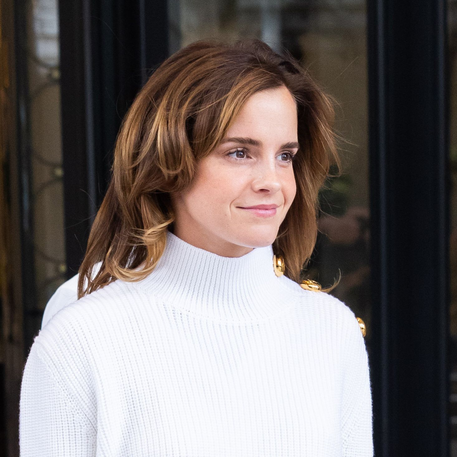 Emma Watson Looks Like Royalty With Marie Antoinette Hair