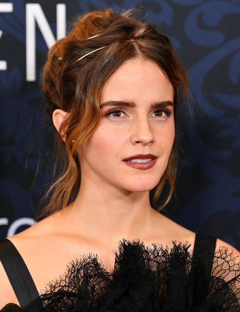 emma watson brown hair with highlights