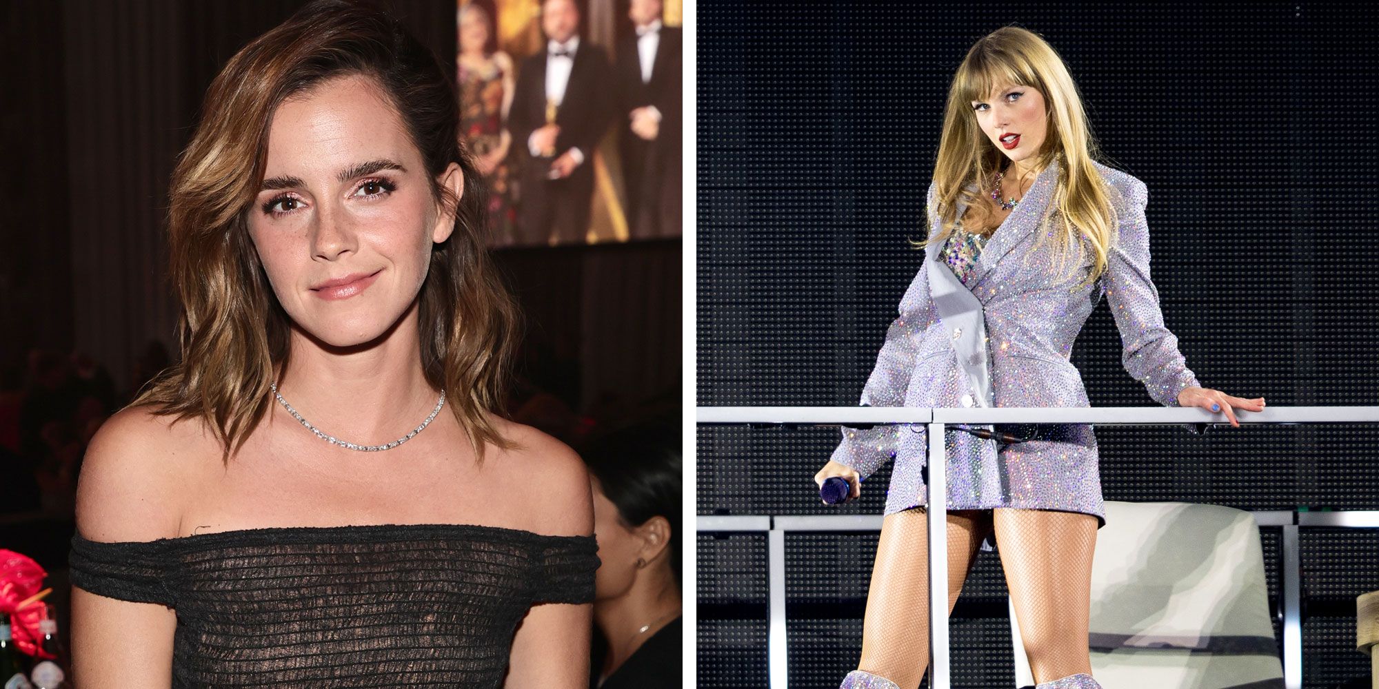 Emma Watson Seen At Taylor Swift Concert With Ex Brendan Wallace