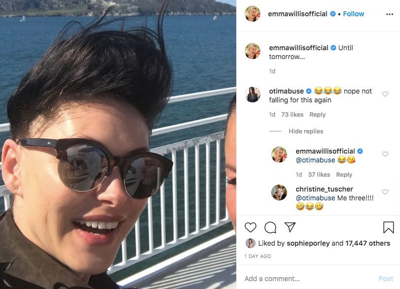 Emma Willis hair 
