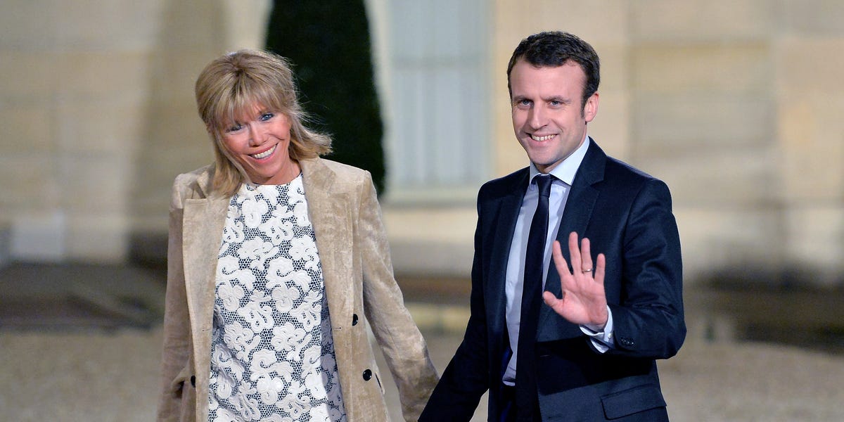 Emmanuel e Brigitte Macron spunta il video inedito del matrimonio