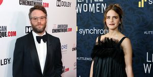 seth rogen sets record straight on what actually happened with emma watson on set of the end