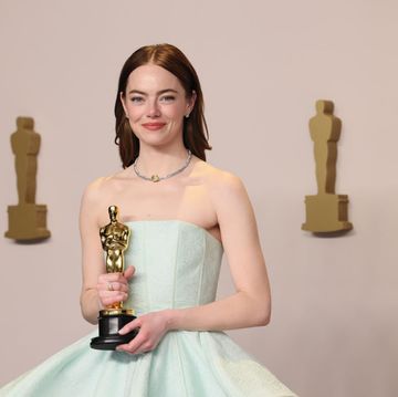 hollywood, california march 10 emma stone, winner of the best actress in a leading role award for poor things, poses in the press room during the 96th annual academy awards at ovation hollywood on march 10, 2024 in hollywood, california photo by rodin eckenrothgetty images